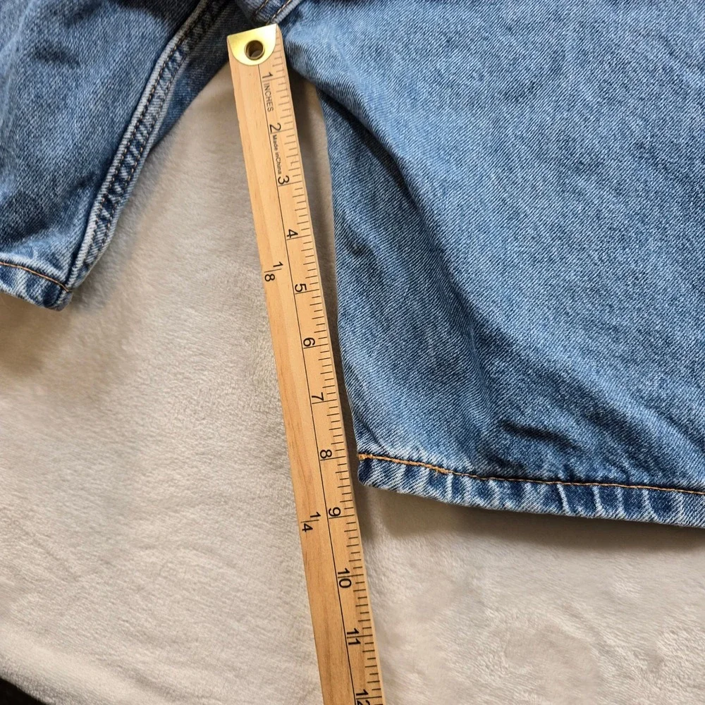 Levi's Denim Shorts Mens 40 Blue‎ 100% Cotton Casual 405 Standard Fit Jean 9